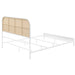 Amherst Eastern King, Queen, Full, & Twin Bed White & Black - Furniture Land (Milwaukee, WI)