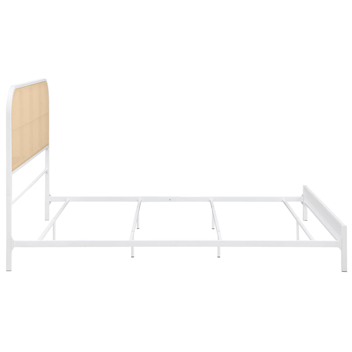 Amherst Eastern King, Queen, Full, & Twin Bed White & Black - Furniture Land (Milwaukee, WI)