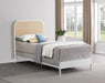 Amherst Eastern King, Queen, Full, & Twin Bed White & Black - Furniture Land (Milwaukee, WI)