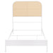 Amherst Eastern King, Queen, Full, & Twin Bed White & Black - Furniture Land (Milwaukee, WI)