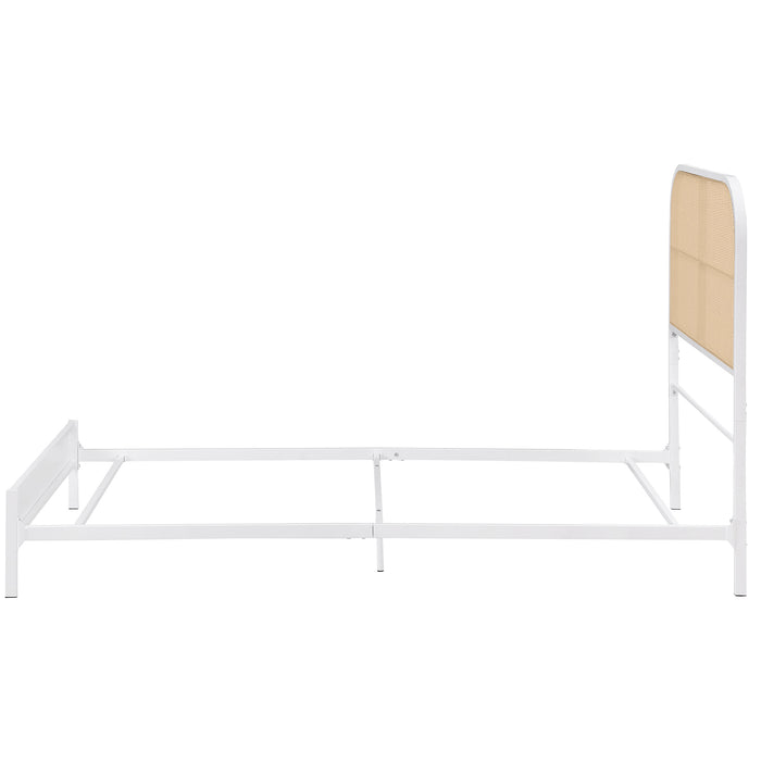 Amherst Eastern King, Queen, Full, & Twin Bed White & Black - Furniture Land (Milwaukee, WI)
