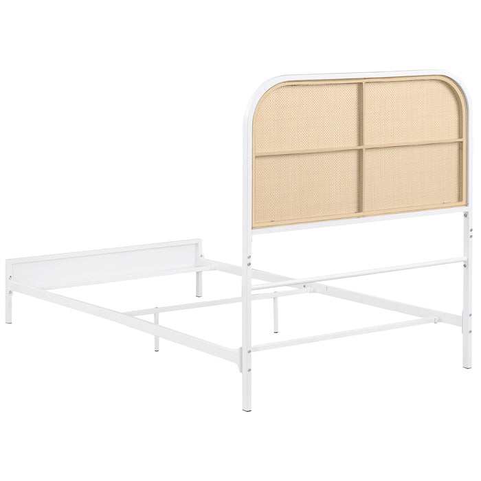 Amherst Eastern King, Queen, Full, & Twin Bed White & Black - Furniture Land (Milwaukee, WI)