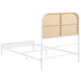 Amherst Eastern King, Queen, Full, & Twin Bed White & Black - Furniture Land (Milwaukee, WI)