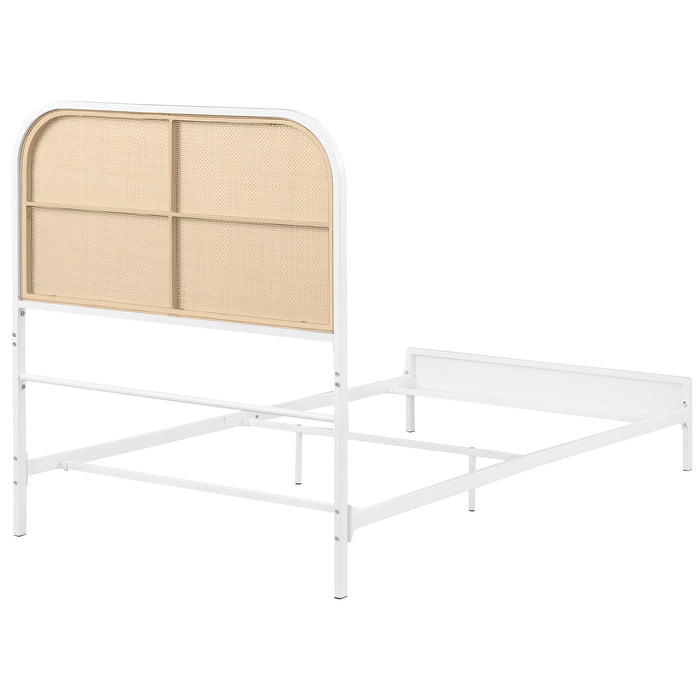 Amherst Eastern King, Queen, Full, & Twin Bed White & Black - Furniture Land (Milwaukee, WI)