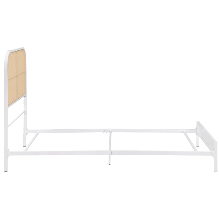 Amherst Eastern King, Queen, Full, & Twin Bed White & Black - Furniture Land (Milwaukee, WI)