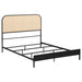 Amherst Eastern King, Queen, Full, & Twin Bed White & Black - Furniture Land (Milwaukee, WI)