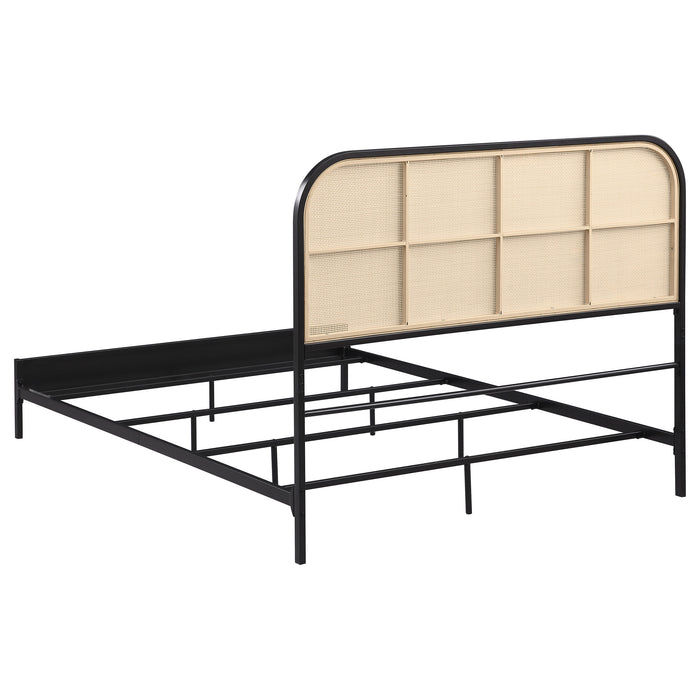 Amherst Eastern King, Queen, Full, & Twin Bed White & Black - Furniture Land (Milwaukee, WI)