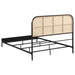 Amherst Eastern King, Queen, Full, & Twin Bed White & Black - Furniture Land (Milwaukee, WI)