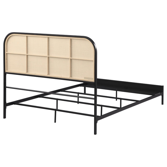 Amherst Eastern King, Queen, Full, & Twin Bed White & Black - Furniture Land (Milwaukee, WI)