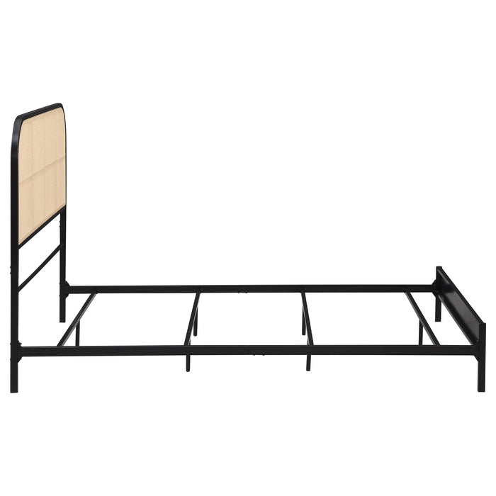 Amherst Eastern King, Queen, Full, & Twin Bed White & Black - Furniture Land (Milwaukee, WI)