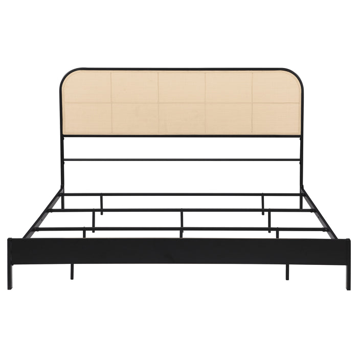 Amherst Eastern King, Queen, Full, & Twin Bed White & Black - Furniture Land (Milwaukee, WI)