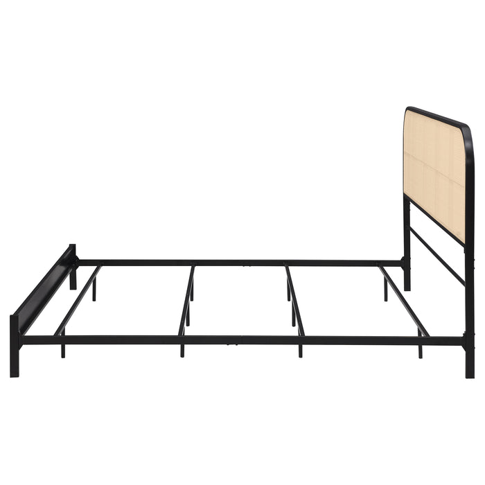 Amherst Eastern King, Queen, Full, & Twin Bed White & Black - Furniture Land (Milwaukee, WI)