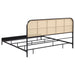 Amherst Eastern King, Queen, Full, & Twin Bed White & Black - Furniture Land (Milwaukee, WI)