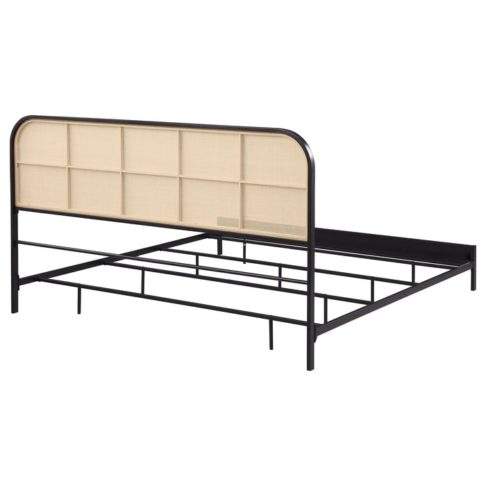Amherst Eastern King, Queen, Full, & Twin Bed White & Black - Furniture Land (Milwaukee, WI)