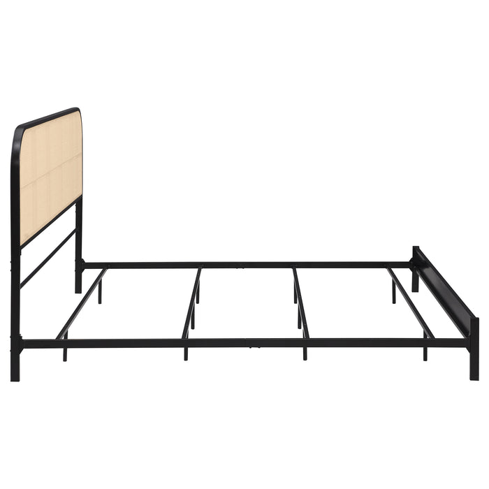 Amherst Eastern King, Queen, Full, & Twin Bed White & Black - Furniture Land (Milwaukee, WI)