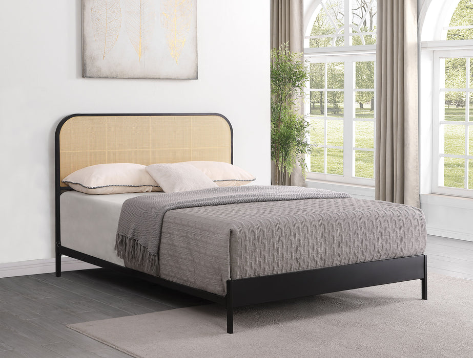 Amherst Eastern King, Queen, Full, & Twin Bed White & Black - Furniture Land (Milwaukee, WI)