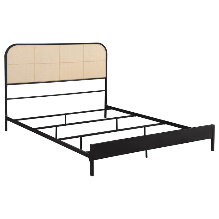 Amherst Eastern King, Queen, Full, & Twin Bed White & Black - Furniture Land (Milwaukee, WI)