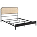 Amherst Eastern King, Queen, Full, & Twin Bed White & Black - Furniture Land (Milwaukee, WI)