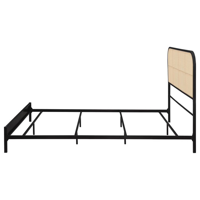 Amherst Eastern King, Queen, Full, & Twin Bed White & Black - Furniture Land (Milwaukee, WI)