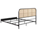 Amherst Eastern King, Queen, Full, & Twin Bed White & Black - Furniture Land (Milwaukee, WI)