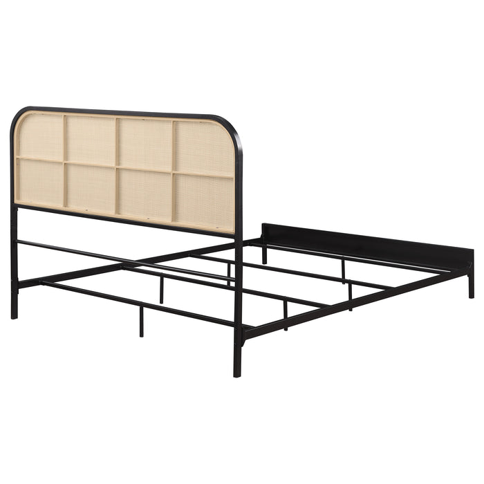 Amherst Eastern King, Queen, Full, & Twin Bed White & Black - Furniture Land (Milwaukee, WI)