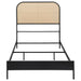Amherst Eastern King, Queen, Full, & Twin Bed White & Black - Furniture Land (Milwaukee, WI)