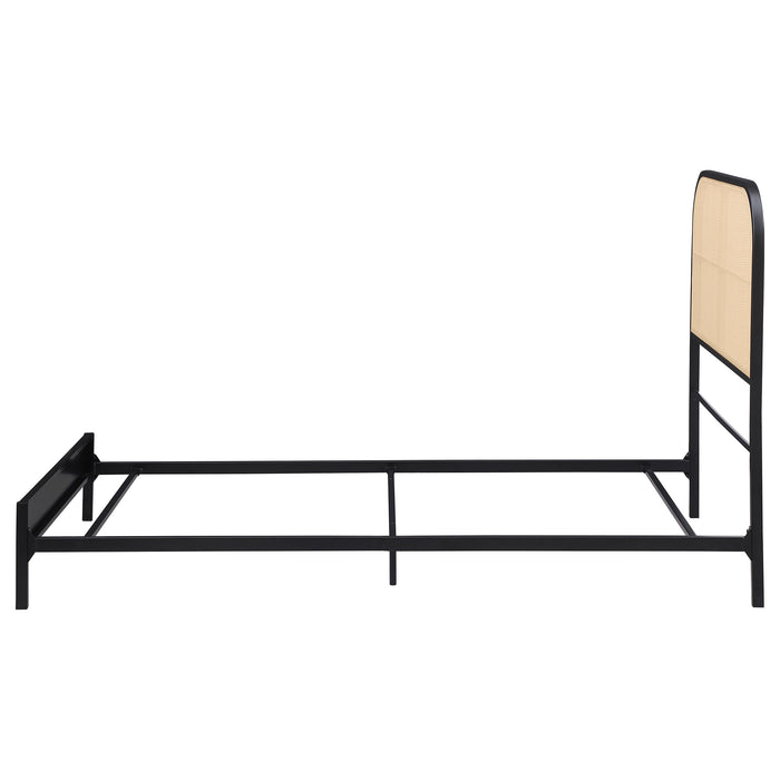 Amherst Eastern King, Queen, Full, & Twin Bed White & Black - Furniture Land (Milwaukee, WI)