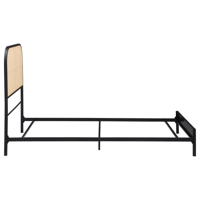 Amherst Eastern King, Queen, Full, & Twin Bed White & Black - Furniture Land (Milwaukee, WI)