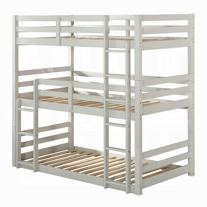 Ronnie Triple Twin Bunk Bed - Furniture Land (Milwaukee, WI)