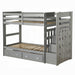 Allentown Twin-Twin Bunk Bed With Trundle and Storage - Furniture Land (Milwaukee, WI)