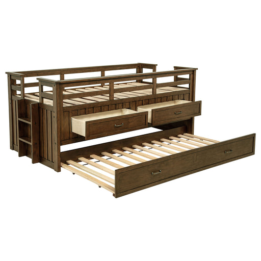 Carlsbad Queen Beds Brown & Grey - Furniture Land (Milwaukee, WI)