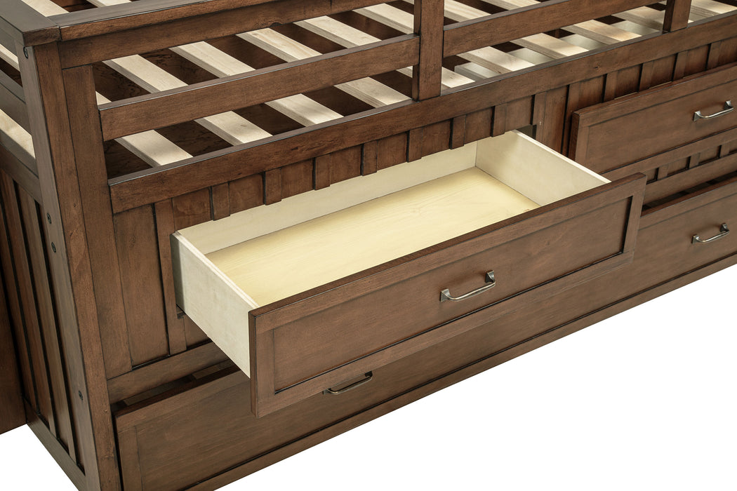 Carlsbad Queen Beds Brown & Grey - Furniture Land (Milwaukee, WI)