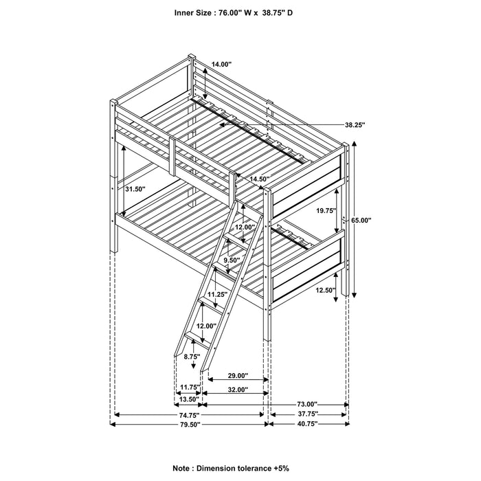 Ryder Bunk Beds - Furniture Land (Milwaukee, WI)