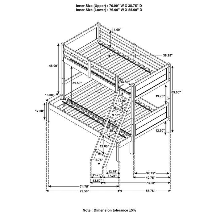 Ryder Bunk Beds - Furniture Land (Milwaukee, WI)