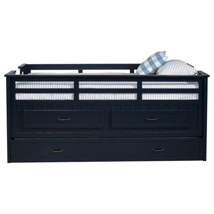 Carlsbad Queen Beds Brown & Grey - Furniture Land (Milwaukee, WI)