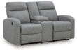 Gauntlet Reclining Loveseat with Console - Furniture Land (Milwaukee, WI)