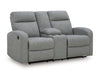 Gauntlet Reclining Loveseat with Console - Furniture Land (Milwaukee, WI)