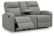 Gauntlet Reclining Loveseat with Console - Furniture Land (Milwaukee, WI)