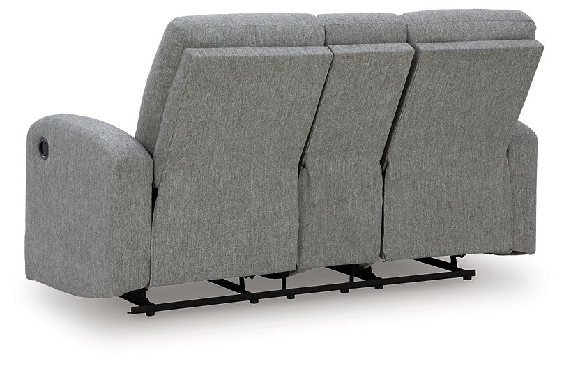 Gauntlet Reclining Loveseat with Console - Furniture Land (Milwaukee, WI)