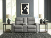 Gauntlet Reclining Loveseat with Console - Furniture Land (Milwaukee, WI)