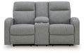 Gauntlet Reclining Loveseat with Console - Furniture Land (Milwaukee, WI)