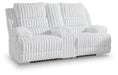 Rhines Falls Power Reclining Loveseat with Console - Furniture Land (Milwaukee, WI)