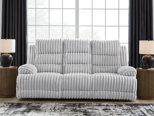 Rhines Falls Power Reclining Sofa with Drop Down Table - Furniture Land (Milwaukee, WI)