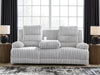 Rhines Falls Power Reclining Sofa with Drop Down Table - Furniture Land (Milwaukee, WI)