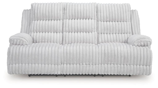 Rhines Falls Power Reclining Sofa with Drop Down Table - Furniture Land (Milwaukee, WI)