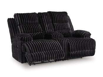 Rhine Falls Reclining Loveseat with Console - Furniture Land (Milwaukee, WI)
