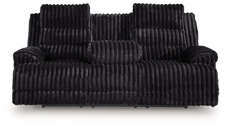 Rhine Falls Power Reclining Sofa with Drop Down Table - Furniture Land (Milwaukee, WI)