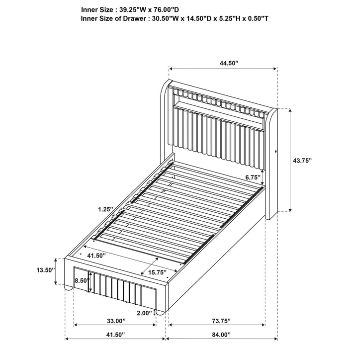 Madison Full & Twin Bed - Furniture Land (Milwaukee, WI)