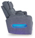 Studio Cave Power Reclining Loveseat with Console - Furniture Land (Milwaukee, WI)