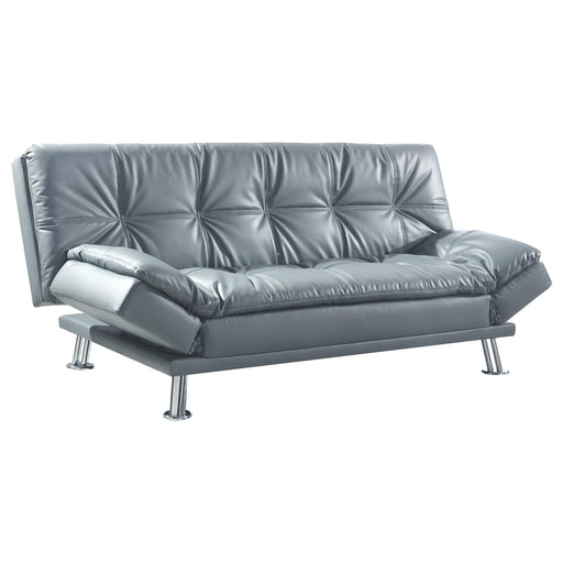 Dilleston Tufted Back Upholstered Sofa Bed Grey - Furniture Land (Milwaukee, WI)